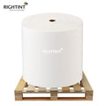 Flexography 75mic Hot Melt Adhesive PP Synthetic Paper Label Roll Adhesive Jumbo Roll