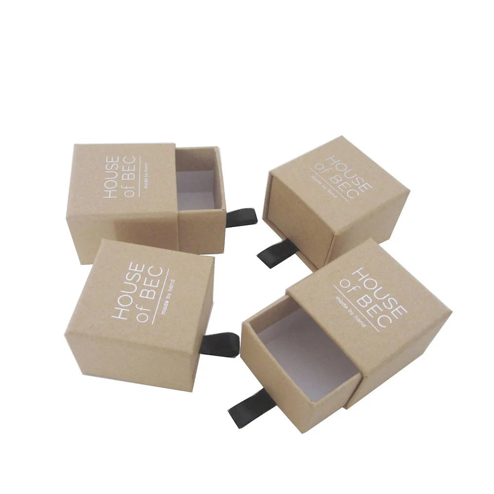 Jewelry Set Packaging Box Custom Cheap China Wholesale Mini Slide Out Earring Box