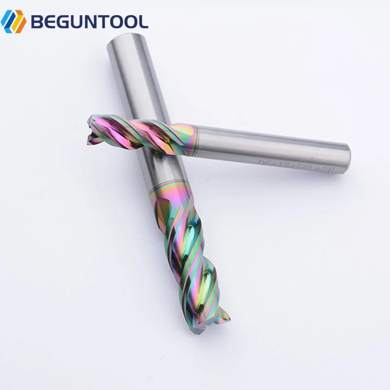 New Design High Efficiency U-groove Tungsten Carbide Milling Cutter End Mill with High Quality for Colorful Aluminum