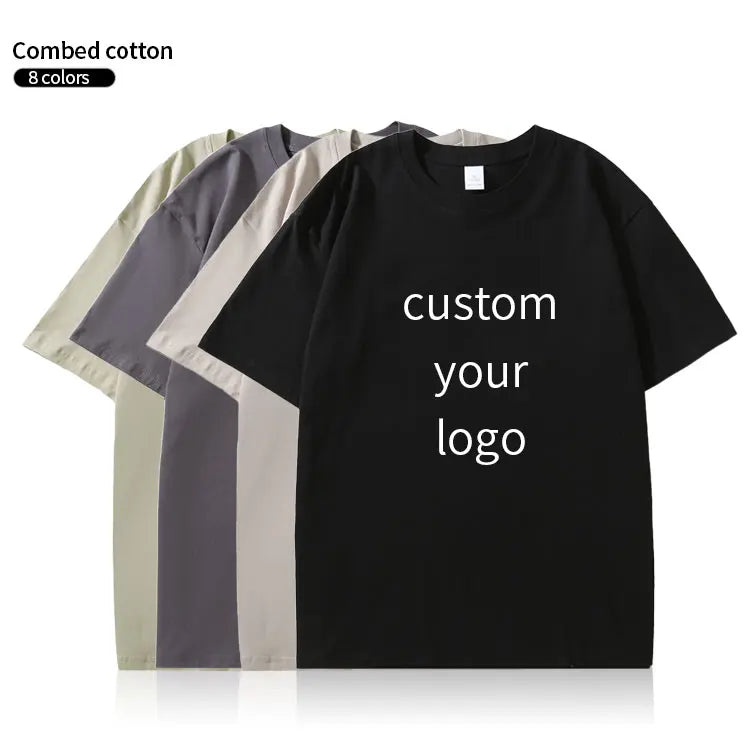 First Class Quality Cotton Custom Logo Men Printing Custom T Shirt Printing Plain Oversized Tshirt for Men