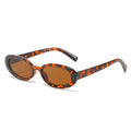STY20871G Retro Narrow Frame Women Sunglasses Fashion Designer Sun Glasses Vintage Tortoiseshell Oval Sunglasses Men Women