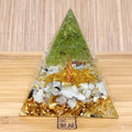 Natural Crystal Tree of Life Energy Pyramid Healing Gem Orgonite Pyramid Crystal Pyramid