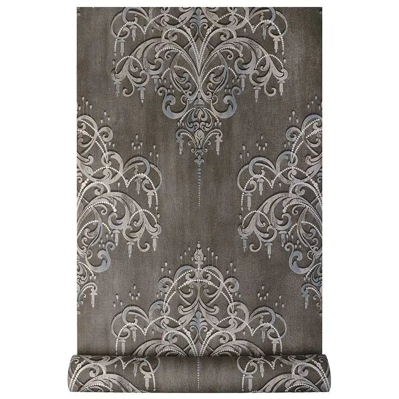 Modern Interior European 3D Floral Wall Coating Living Room Bedroom Vinyl Removable Wallpapers Roll PVC 3D Home Decoration
