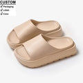 Women's 2025 Summer Fashion Thick-Soled Platform Design Heeled Sandals Casual Cushioning Walk Shoes Breathable Slides Femme