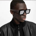 UNOC 2023 Designer Sunglasses for Men Luxury Square Frame Sun Glasses with Black Frame Famous Brand Unisex Fashion Style