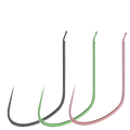 100pcs 6#-10# Bulk Fishing Hook Without Barbs 3color No Barb Hardened Bait Holders Angling Tackles Fishing Barbless Hook