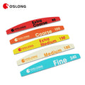100/180 Customize Colorful OEM Printing Double Sided Korea Sandpaper 80/100 Washable Durable White Manicure Nail File