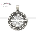 Factory Price Wholesale Scalar Pendant Stainless Steel Round Viking Pendant Classic Design Men Jewelry