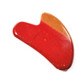 HY Custom logo natural crystal jade mookaite jasper heart gua sha scraping massage tool
