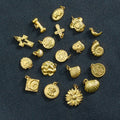 Queen Cross Dog Bone Shell Moon Charms Stainless Steel DIY Connectors Pendant for Necklace Jewelry Accessories