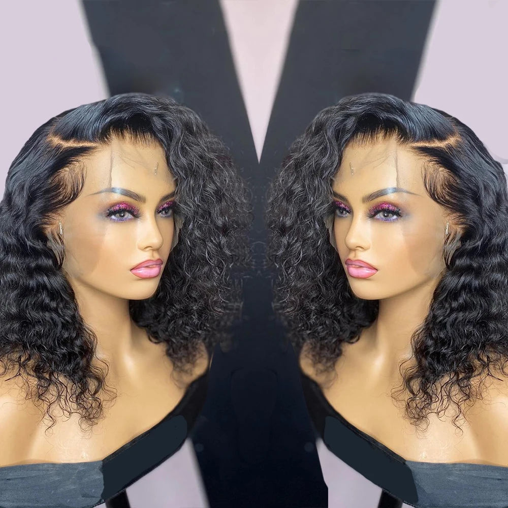 Yeswigs Brazilian Hair Bob Wigs Human Hair Lace Front Kinky Curly Short Bob Wig Full Lace Human Hair Wigs for Black Women Vendor