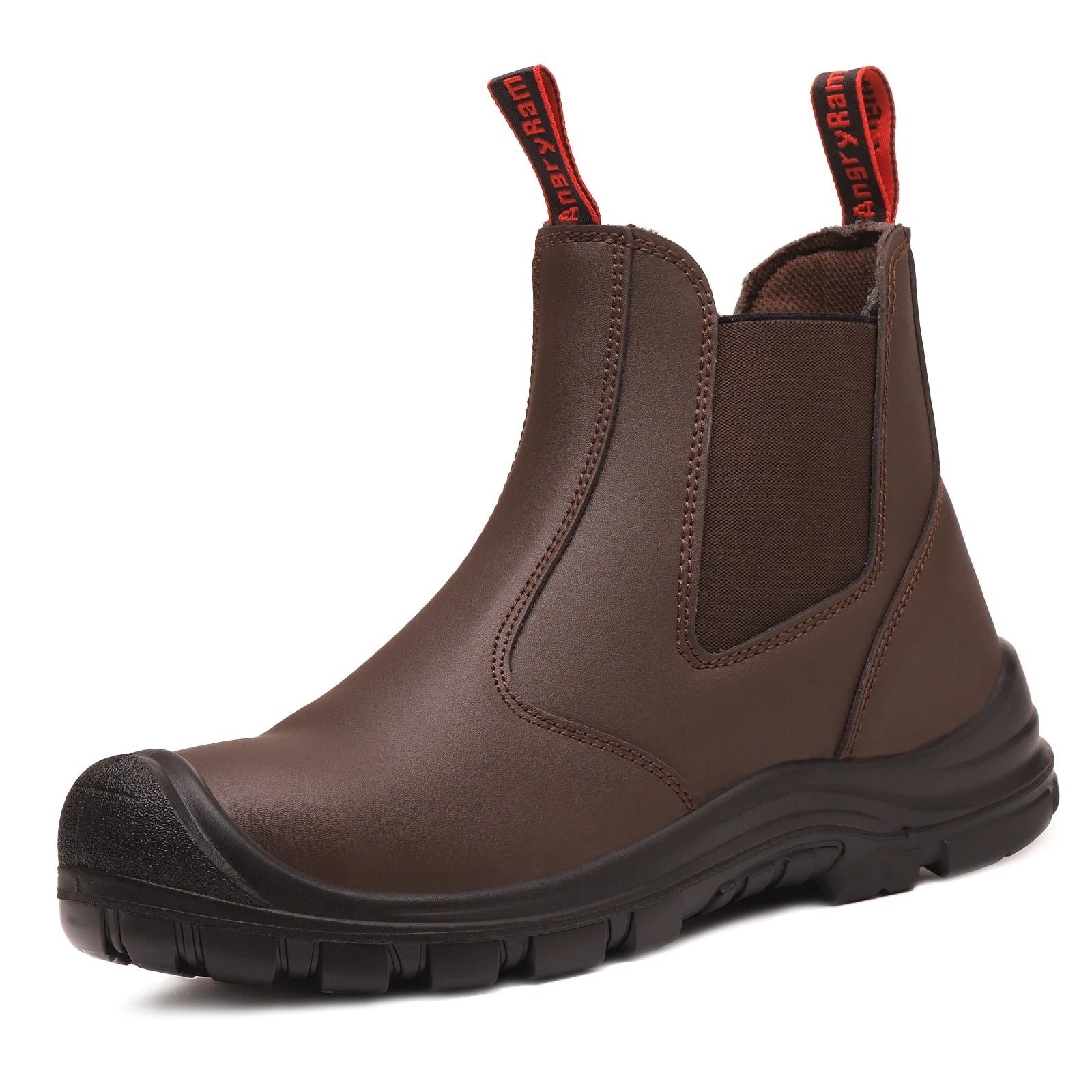 JIANKUN CE Anti Puncture Waterproof Breathable Safety Security Steel Toe Leather Boots Work Protective Non slip High Cut Shoes