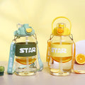 Spring and Summer New Outdoor Large-capacity Kettle 1200ml Plastic Fitness Water Bottle