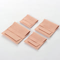 Envelop Microfiber Pouch Bright Small Earring Pouch for Engagement Delicate Gold Deboss Logo Printed Jewelry Packaging Pouch