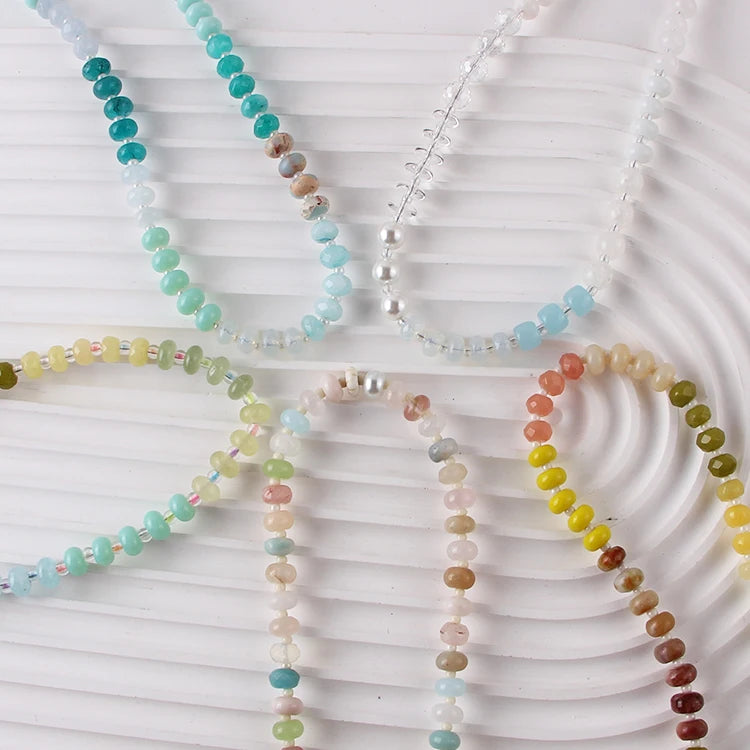 Factory Price Classic Large Sustable Beaded Necklace Men Women Fashion Made of Natural Stone