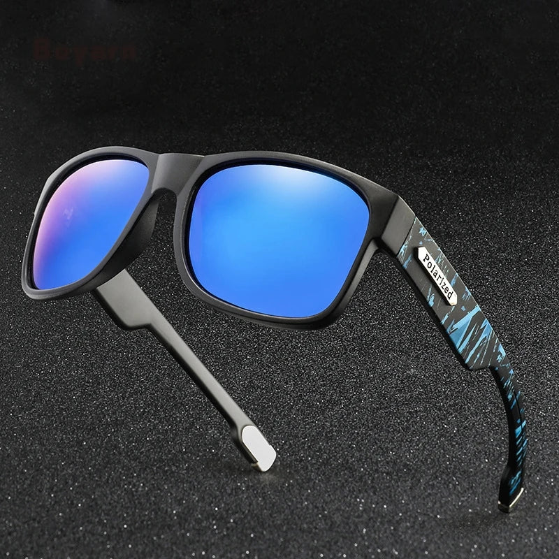 Boyarn Wholesale Custom Luxury 2022 Fashion Designer Square Plastic Mens Polarized Sun Glasses Sunglasses for Men Eyewear