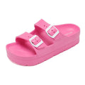 Best-Selling Eva Slides for Women Custom Platform Summer Slippers Comfortable Cool Anti-Slip Height Increasing Wholesale Spring