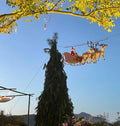 Best-Selling Custom Santa Claus Elk Sleigh Lighting Model World-Wide Popular Christmas Essential Decorations Plastic PE Brand