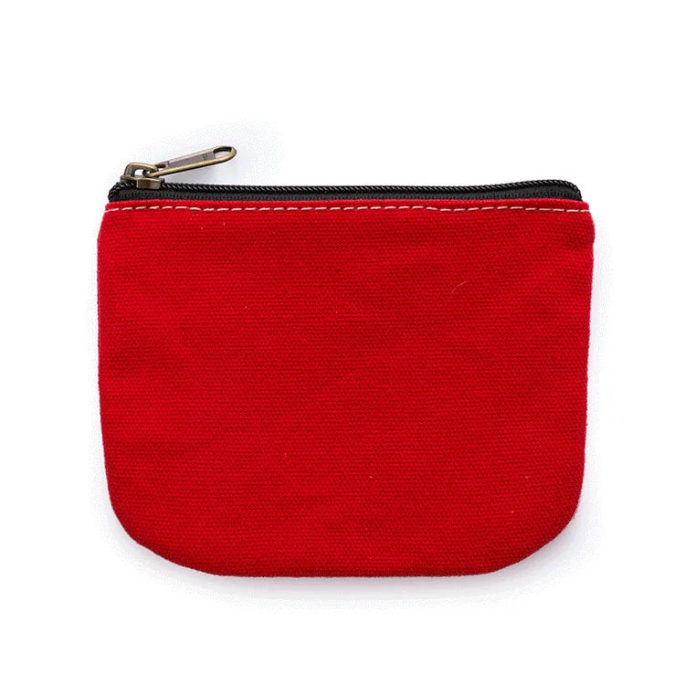 2024 Custom Zipper Pocket Change Coin Bag Purse Pouch Case Holder Cute Round Cartoon Pattern Unisex for Kids and Adults