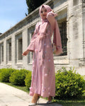 MANNI Custom Ramadan Eid Dubai Abaya Turkey Hijab Muslim Floral Evening Dress Dresses Abayas for Women High Quality Adults