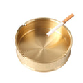 Erliao Exquisite Decorative Brass Ashtray with Vintage Patterns - Ideal for Home Office Hotel & Beyond