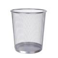 Garbage Bin Metal Mesh Round Trash Can Wrought Iron Kitchen Living Room Waste Bins Sundries Storage Garbage Storage Bucket