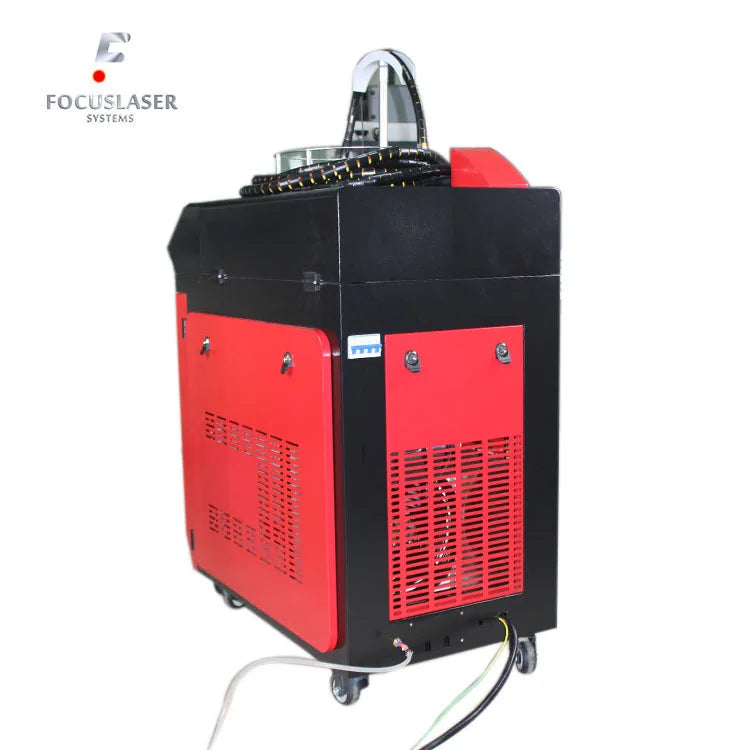 1000W Hand Held Automatic Fiber Laser Welder & Cleaner for Metal Stone Wood DXF/PLT Supported
