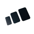 Silver Black Rectangle Tinplate Gift Box Snap Cap Sliding Lid 16ml 35ml 50ml 90ml Metal Aluminum Cosmetics Candles Sticker Use