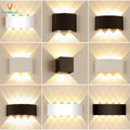 Modern LED Indoor Wall Lamp Nordic Style Sconce Light for Bedroom Corridor AC85-265V Square Round Crescent Shape Wall Light