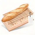 Beech Wood Cutting Board  Wooded Bread Slicer Cutting Board
