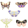22 Styles Floral Wing butterfly Soft Enamel Pin Custom Insect Brooch Lapel Badges Metal Crafts Cartoon Cute Gift