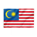 Wholesale 3x5 ft Outdoor Custom Malaysian National Flag 100% Polyester Promotional Product with Custom Logo Banderas De Paises