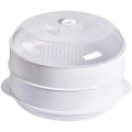 3 Tiers Large Microwave Steamer Rice Fish  High Temperature Resistant Food Steamer Set