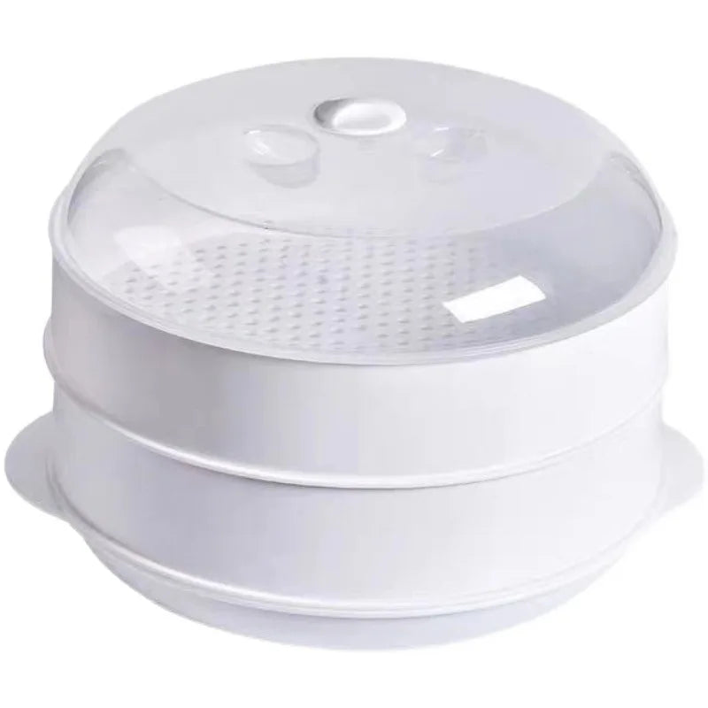 3 Tiers Large Microwave Steamer Rice Fish  High Temperature Resistant Food Steamer Set