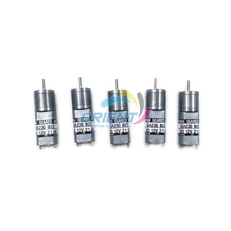 Quality 5Pcs 12V RA-20GM-SD11 WRF-130CH-08450 GA230B22 Ink Key Motor for Diamond 3000 3F Sayama Mitsubishi Printer Machine Parts