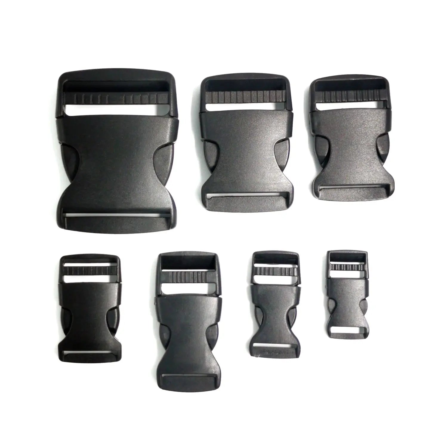 15mm Cam Strap Buckles Black Square Plastic Toggle Clips for Backpack and Bag Parts & Accessories