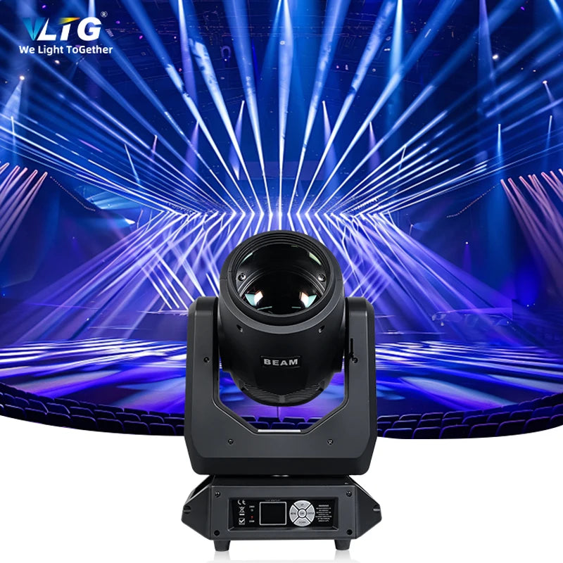 VLTG Super Beam 250W Moving Head Light DJ Professional RGBW Beam Spot Stage Lights With Rainbow Effect Lighting