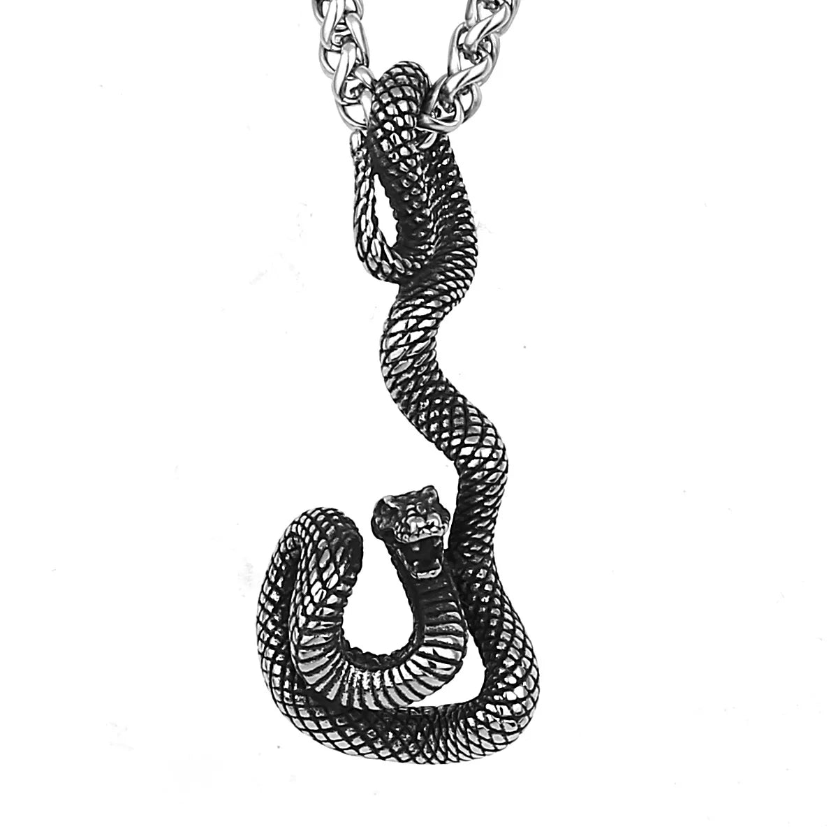 Stainless Steel Animal Snake Necklace