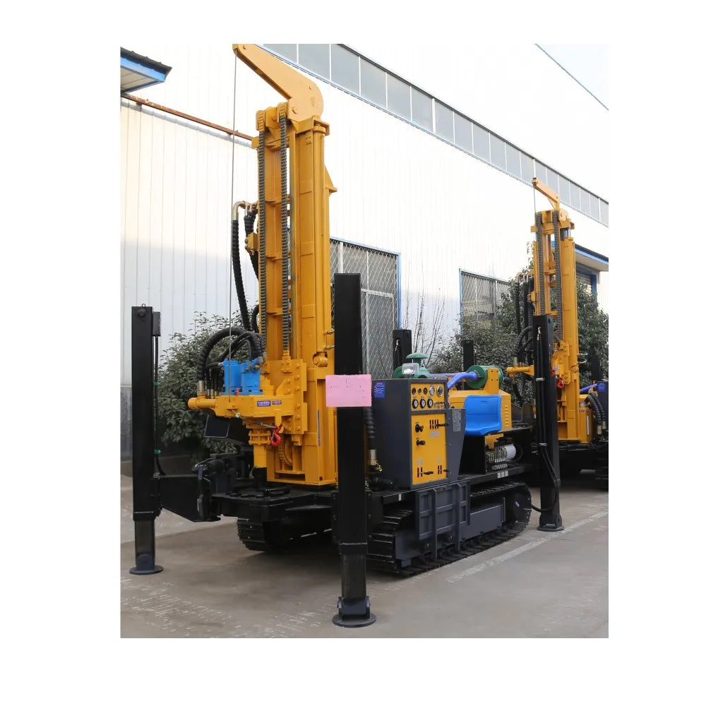 Hammer Kit Water Well Drilling Rigs 300m 500m 600m 700m 800m Bore Hole DTH  APCOM Bit Pipe Water Well Drilling Rig Machinery
