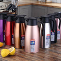 Modern 304 Stainless Steel Gift Box Large Capacity 2L Welcome Coffee Pot Hot Water Bottle Vacuum Insulation