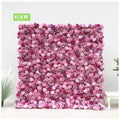 GNW  Luxury Artificial 4D Rolled up Chic Home Decoration  Party Ceiling  Blush Durable Pink Flower Wall for Wedding