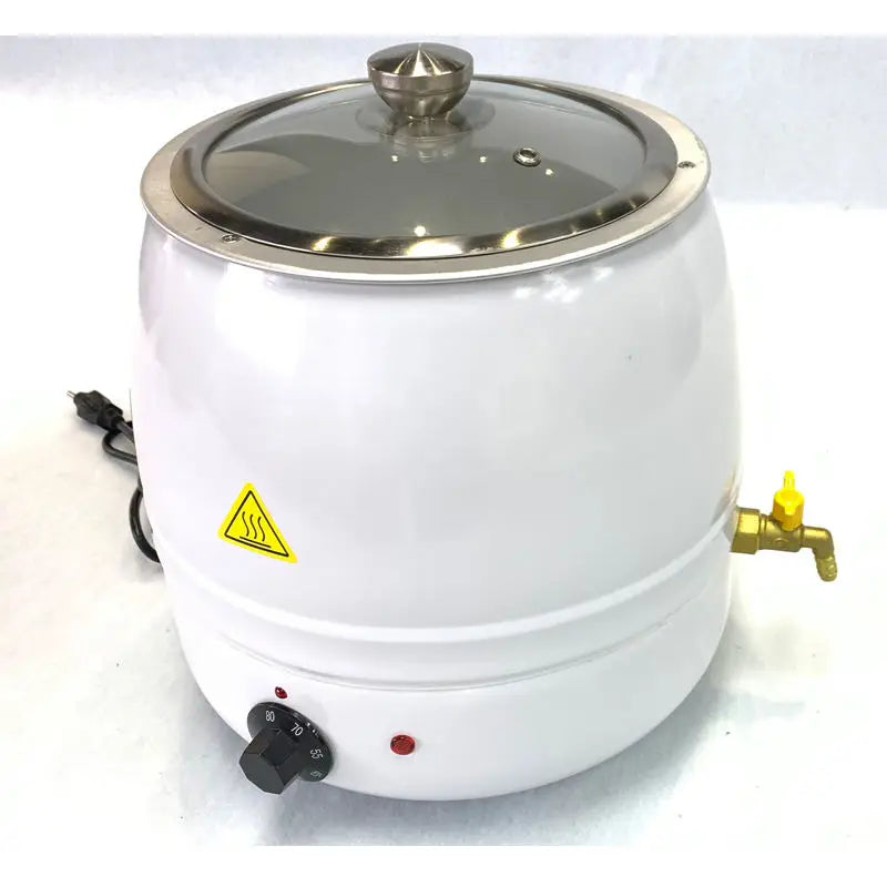 Dontalen Electric Metal Wax Melting Machine 10L 400W Adjustable Thermostat Boil Dry Protection Candle Warmer for Home