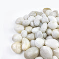 Top Quality Natural Snow White Pebbles Tumbled Stone Pebble for Garden Landscape Decoration Outdoor Gravel Pebble Stone