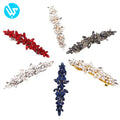 Handmade Princess Crystal Wedding Hair Clip Metal Custom Rhinestone Bridal Hair Accessories Hair Clip
