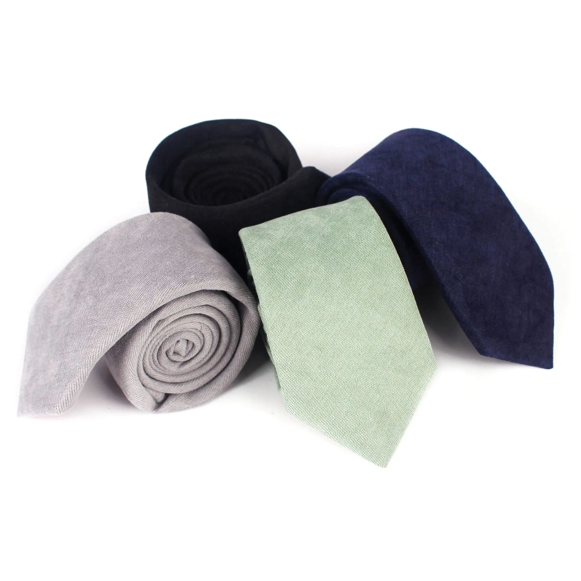 Factory Sale Various Multiple Colors Mens Tie Lilac Cotton Plain Business Wedding Style Men Neckties Gravata Masculina Lavanda