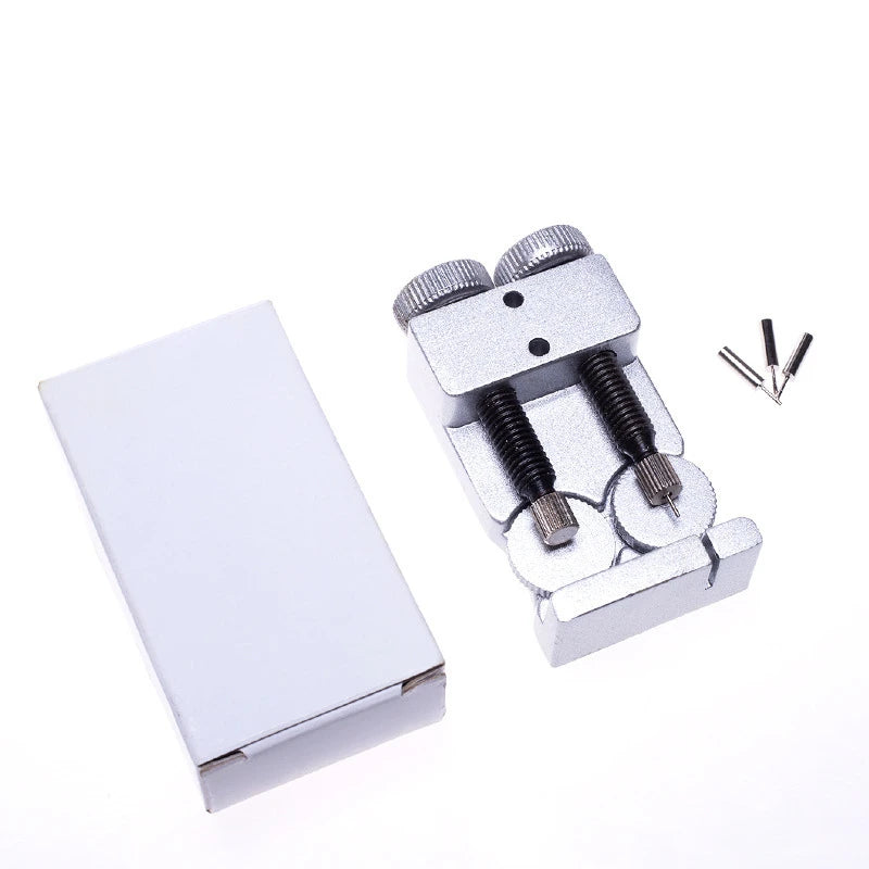 DIY Watchmakers Tool Kit with New Metal Watch Band Strap Link Pin Remover 3 Extra Pins for Easy Removal and Repair