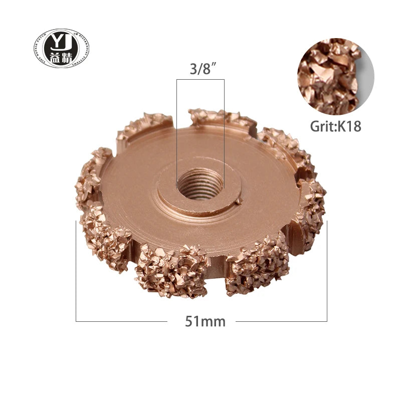 Customized Tungsten Carbide Grinding Wheels Gear Buffing Wheels Tire Repair Tools Tire Buffing Stone for Tire Repair