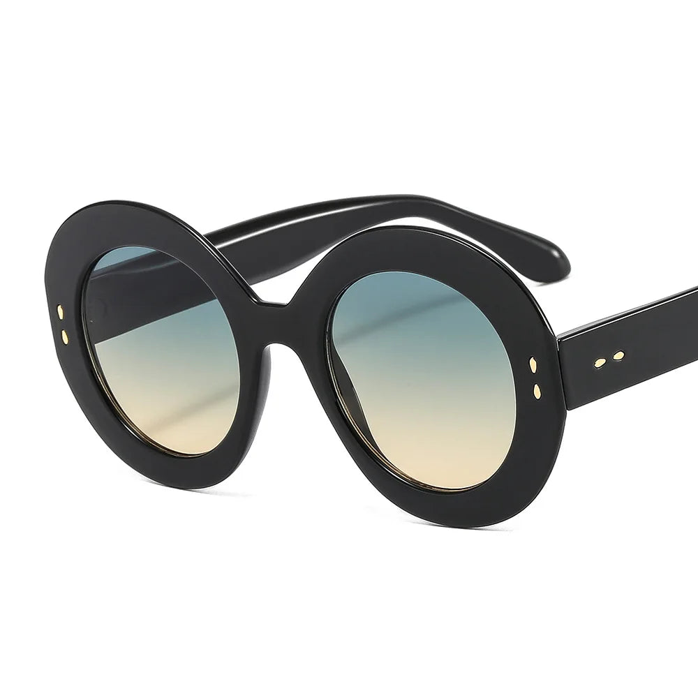 Story JH-M386 Oversized Round Sunglasses Gafas New Fashion Sunglasses Women Vintage Colorful Shades