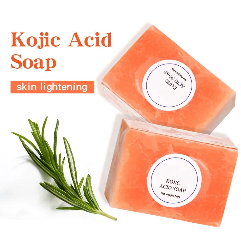 Kojic Acid Soap Dark Black Skin Lightening Hand Made Soap Whitening Bleaching Soap Brighten Face