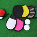 OEM 2 in 1 Lightweight Washable Neoprene Soft Golf Accessories Ball Cleaning Storage Pouch Multi Directional Protective Wipe Bag